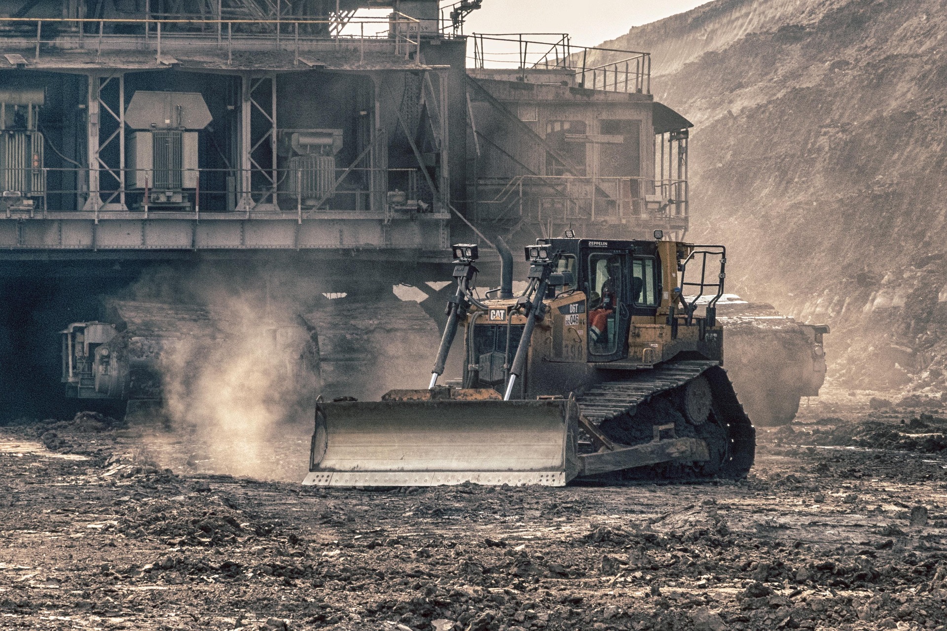 Large scale mining operation